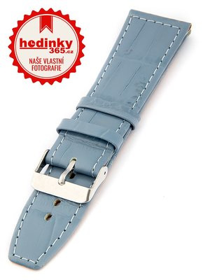 Women's leather strap blue W-309-J