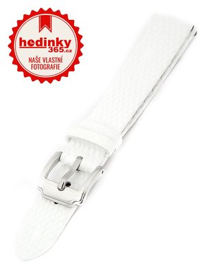 Women's white leather strap HYP-02-WHITE