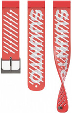 Suunto Athletic 5 Strap - 22 mm, silicone, red - size S/M