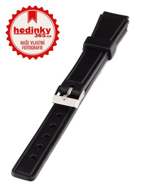 Unisex plastic black strap for watches P018