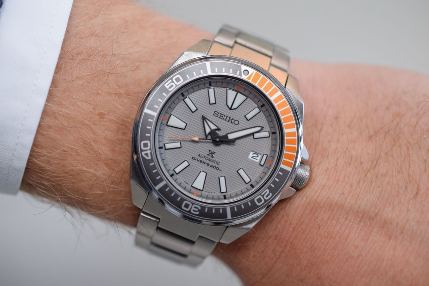 Seiko Samuraj Dawn Grey Series SRPD 03K1, foto se svolením monochrome-watches.com