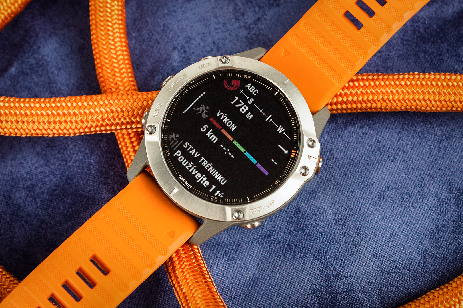 garmin fenix orange band