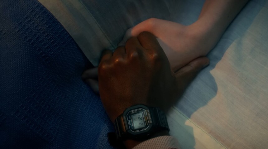 Lucas wears classic G-Shocks.