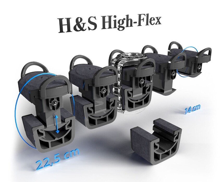 On quality winders you can adjust cushion size so the watch fits perfectly.