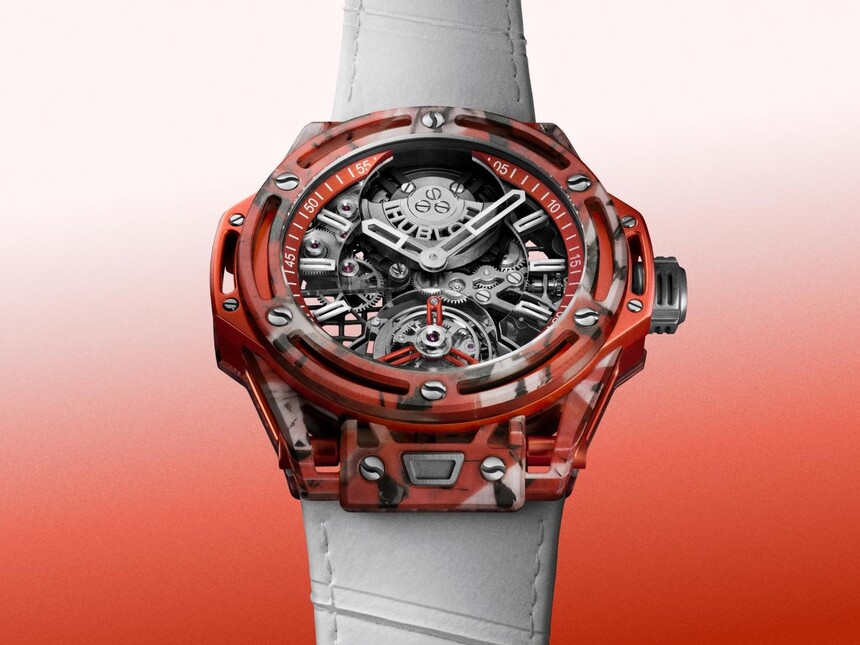 Big Bang Tourbillon Novak Djokovic Goat Edition Orange. Photo: Hublot