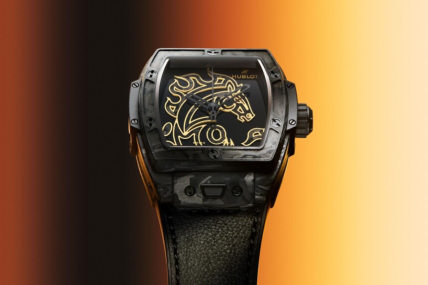 Hublot Big Bang Frosted Carbon Year of The Horse. Photo: Hublot