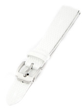 Women's white leather strap HYP-02-WHITE