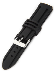 Men's black silicone strap NC-01A