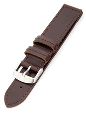 Unisex brown leather strap H-5-C