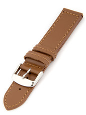 Men's leather light brown strap H-5-E