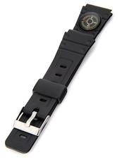 Unisex black plastic strap P017
