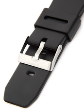 Men's black plastic strap P058