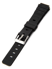 Unisex black plastic strap P068