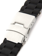 Men's black silicone strap SC-03A