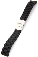 Men's black silicone strap SC-03A