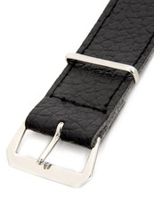 R4-BK4 unisex black leatherette strap