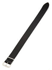 R4-BK4 unisex black leatherette strap