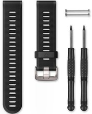 Strap Garmin Forerunner 935/945/955, plastic, black, silver clasp