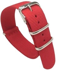 Nato strap nylon red R2