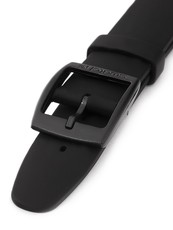 Unisex black silicone strap for watches Swatch ASUYB001