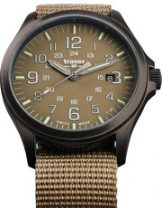 Traser P67 Officer Pro Gunmetal Khaki with textile NATO strap