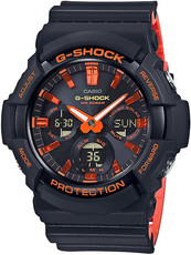 Casio G-Shock Original GAW-100BR-1AER Bright Orange Analog-Digital Series