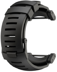 Silicone strap for watches Suunto Core Black/Black