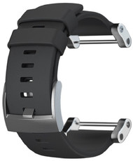 Silicone strap for watches Suunto Core Flat Black