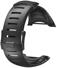 Silicone strap for watches Suunto Core Standard Black