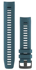 Strap Garmin Instinct, silicone, blue, black clasp