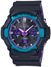 Casio G-Shock Original GAW-100BL-1AER 90s Color Blue and Purple Accent Series