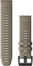 Silicone strap Garmin 22mm (pro Garmin Fenix 8/7/6 (47mm), Epix 2 aj.), Beige, QuickFit