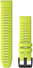Garmin 22mm silicone strap (for Garmin Fenix 8/7/6 (47mm), Epix 2 etc.), yellow, QuickFit, 010-12863-04