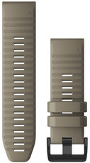 Silicone strap Garmin 26mm (for Garmin Fenix 8/7X/6X (51mm), Tactix, etc.), beige V1, QuickFit, 010-12864-02