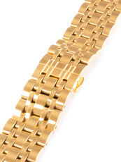 Men's golden metallic bracelet for watches LUX-02