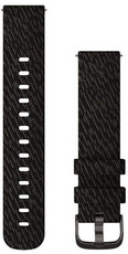 Nylon strap Garmin 20mm (for Venu, Venu Sq, Venu 2 plus etc.), black V1, Quick Release, 010-12924-13