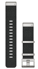 Nylon strap Garmin 22mm (for Garmin Fenix 8/7/6 (47mm), Epix 2 etc.), black V2, QuickFit, 010-12738-21