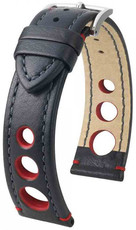 Black leather strap Hirsch Rally L 05102052-2 (Calfskin)