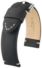 Black leather strap Hirsch Ranger L 05402050-2 (Calfskin)