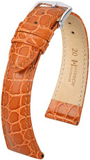 Brown leather strap Hirsch Aristocrat L 03828070-2 (Calfskin)