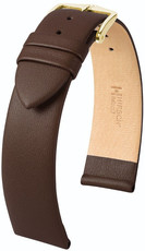 Brown leather strap Hirsch Italocalf L 17822010-1 (Calfskin)
