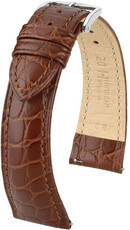 Dark brown leather strap Hirsch Aristocrat L 03828010-2 (Calfskin)