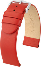 Red leather strap Hirsch Scandic M 17852020 -2 (Calfskin)