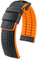 Black strap Hirsch Ayrton L 0917692050-5 (Calfskin / natural rubber)