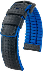 Black strap Hirsch Ayrton L 0918092050-5 (Calfskin / natural rubber)