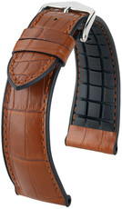 Brown strap Hirsch Ian L 0935007079-2 (Alligator leather / natural rubber)