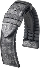 Grey strap Hirsch Stone L 0925044032-5 (Kameny / natural rubber)