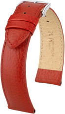 Red leather strap Hirsch Kansas L 01502020-2 (Calfskin)
