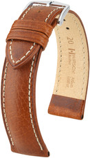 Brown leather strap Hirsch Boston L 01302070-2 (Calfskin)