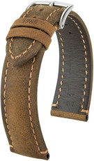 Brown leather strap Hirsch Heritage L 05033070-2 (Calfskin)